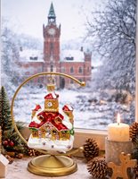 Dekorativ juletræspynt i form af rådhus